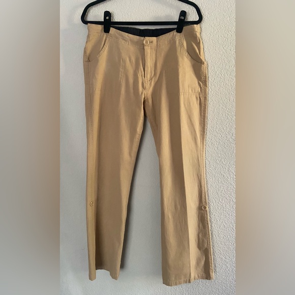 Kavu Pants Women’s S Khaki Hiking Trail Outdoor Lightweight Adjustable Gorpcore - Picture 1 of 9